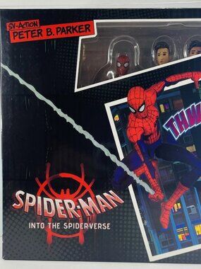 Spider-Man Action Figure Peter Parker Into The Spider Verse Toy Gift